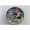 Image 8 : Collectible Nascar Clock - As Is and (4) Collectible Nascar Decorative Plates 6 1/2''