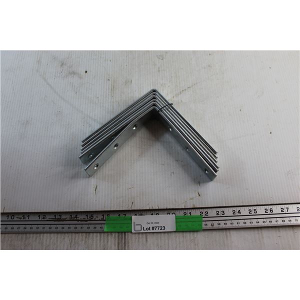 (6) Zinc Counter Braces