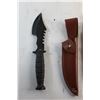 Image 2 : Decorative and Fixed Blade Knives and (2) Knife Sheaths
