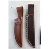 Image 7 : Decorative and Fixed Blade Knives and (2) Knife Sheaths
