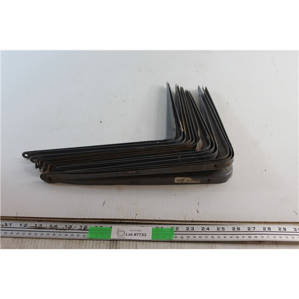 (13) Gray Shelf Brackets