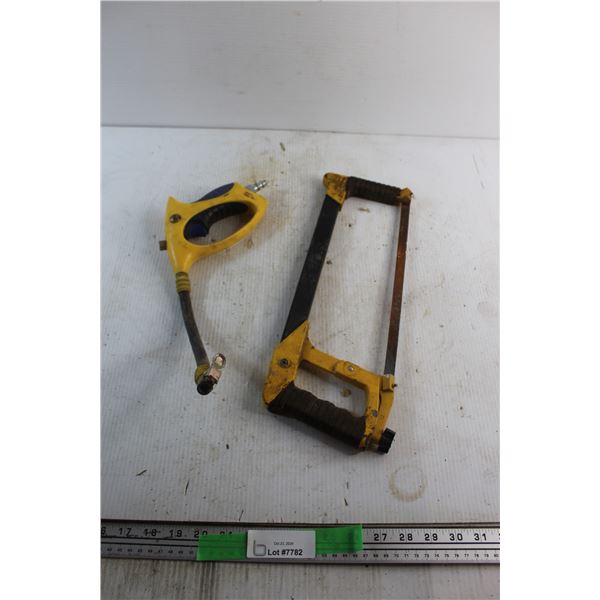 Air Compressor Nozzle and Hand Saw