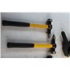 Image 3 : Clamp, (3) Double Faced Mallets, Rubber Hammer and Assorted Items