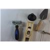 Image 3 : Adjustable Wrenches, Spirit Level, Hand Saw, Dry Wall Tools and Assorted Items