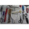 Image 7 : Whisks, Cake Servers, Knife Sharpening Roads, Spatulas, Wine Opener and Assorted Kitchenware