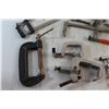 Image 5 : (15) C Clamps and Small Plastic Totes