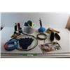 Image 1 : SOS pads, Work Gloves, Shoe Polish, Brushes, Drain Snakes and Assorted Items