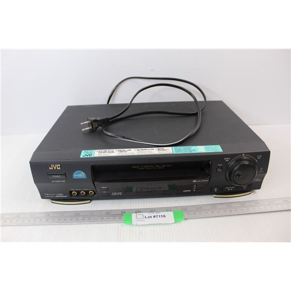 JVC VHS/ VCR Player- Powers On