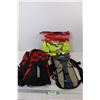 Image 1 : (2) Tera Gear Hydrogen Backpacks w/ Milwaukee Safety Vest- NIB