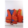 Image 1 : (2) Vintage Buoy O Boy Life Jackets, Both Are Good For 90lbs And Over