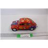 Diecast Flower Power Diecast Volkswagen Bug- Approximately 1/24 Scale