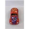 Image 3 : Diecast Flower Power Diecast Volkswagen Bug- Approximately 1/24 Scale