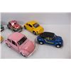 Image 3 : (7) Assorted Volkswagen Beetle Small Diecast Cast/ Plastic Cars
