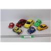 (7) Assorted Volkswagen Beetle Small Diecast Cars
