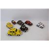 Image 2 : (7) Assorted Volkswagen Beetle Small Diecast/ Plastic Cars