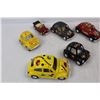 Image 3 : (7) Assorted Volkswagen Beetle Small Diecast/ Plastic Cars