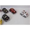 Image 4 : (7) Assorted Volkswagen Beetle Small Diecast/ Plastic Cars