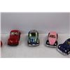 Image 4 : (7) Assorted Volkswagen Beetle Small Diecast/ Plastic Cars
