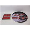 Image 2 : Coca- Cola Sign- 12'' w/ Coaster- 6''x 6''