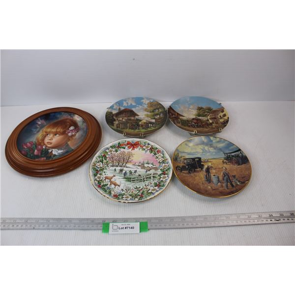 (6) Various Collector Plates, Royal Albert, Seltmann Weiden, Misc.