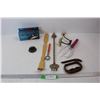 Image 1 : Vintage Flower Pick, (3) Back Scratchers, 220H Block Plane- NIB, Misc.