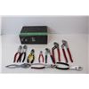 Image 2 : Various Pairs Of Pliers/ Channel Locks w/ Cash Box