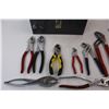 Image 3 : Various Pairs Of Pliers/ Channel Locks w/ Cash Box