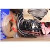 Image 3 : Box Of Misc. Hardware Items, Sliding Door Figure Grabs, Booster Cables, Fuel Lines/ Hoses, Misc.