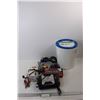 Image 1 : Various 12 Volt Chargers / Cables w/ Large Ice Cream Pail