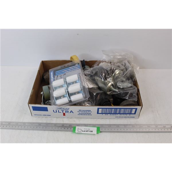 Box Of Various Caster Wheels