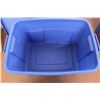 Image 6 : *(2) Rubbermaid Tubs (1) Missing Lid, Large Water Jug
