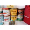 Image 5 : Various Vintage Tobacco/ Cigarette Tins, Blue Ribbon Tins, Bicycle Crib Board, Molson Canadian Coole