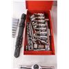 Image 8 : Assorted Sockets/ Rachets, Misc. w/ Pizza Hut Igloo Cooler