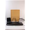 Image 1 : *Lot: Cork Board, Keyboard Rest, Stapler, Misc.
