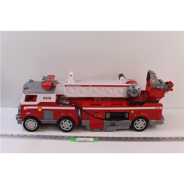 Paw Patrol Firetruck Toy - 24.5" Long