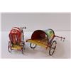 Image 4 : Tin Homegood Decor - Bicycle & Trailer