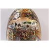 Image 2 : Satsuma Ceramic Asian Egg w/ Wood Stand - 12" x 7"