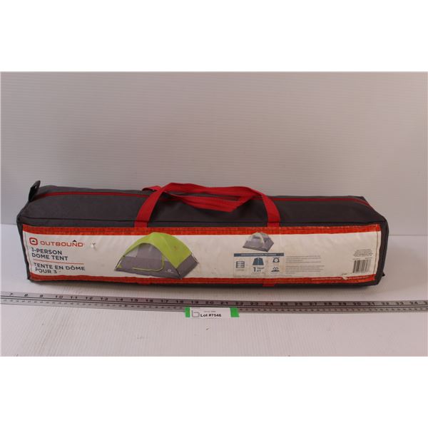 Outbound 3 Person Tent - 7' x 6' - As Is