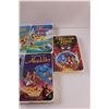 Image 4 : (11) Disney VHS Tapes: Pinocchio, Aladdin, Snow White, Misc.