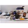 Image 1 : Chocolate Fondue Set, (2) Bike Tire Pumps, Assorted Screws & Nails, Wine Bottle Opener, Misc.