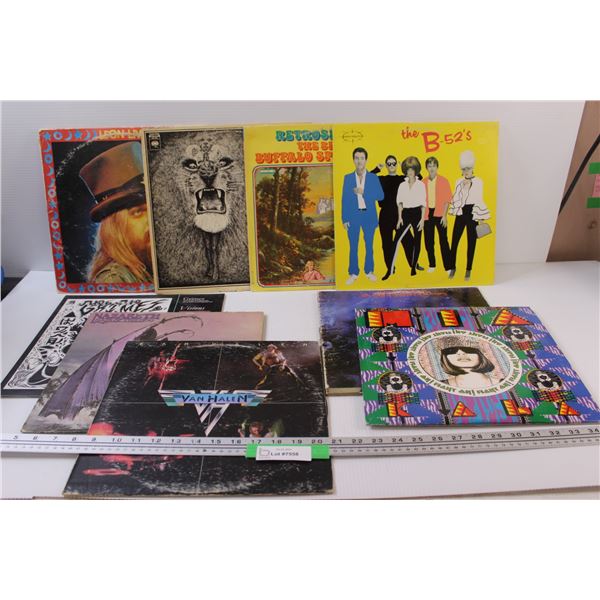 (9) Various Records: Van Halen, MIA, Santana, Misc.