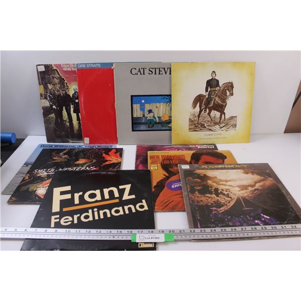 (10) Various Records: Neil Diamond, Dire Straits, Cat Stevens, Misc.