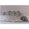 Image 1 : (8) Improved Gem Canning Jars w/ Glass Sealers