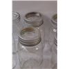 Image 3 : (8) Improved Gem Canning Jars w/ Glass Sealers