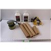Image 1 : Radley Orbital Sander (Electric, Works), (4) Rolls of Masking Paper, Drywall Paper Dispenser, Paint 