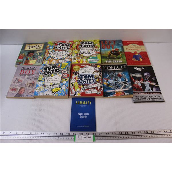 (11) Kid's Books: Tom Gates, Roald Dahl, Bionicle, Paddington Bear, Misc.