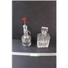 Image 1 : Clear Glass Decanter & Liquor Pump w/Glass Bottle