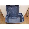 Image 3 : * (2) Storage Totes: Blue & Clear - have Lids
