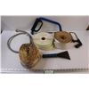 Image 1 : Hack Saws, Dry Wall Tape Rolls, Inlet Hose, Carpet Seaming Roll - As is