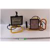 Image 1 : (2) Shop/Flood Lights - As is, Some Wear